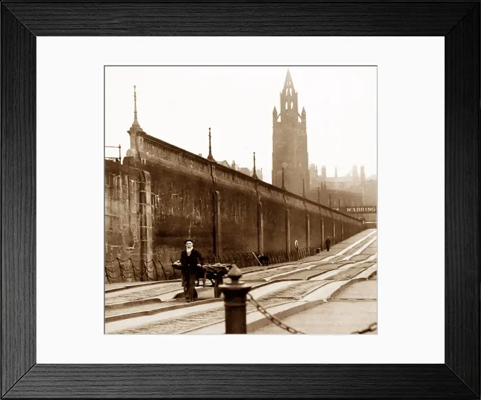 Framed Print : The Floating Road, Liverpool, early 1900s Framed Print : The Floating Road, Liverpool, early 1900s