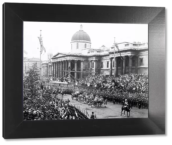Queen Victoria's Diamond Jubilee procession, Trafalgar