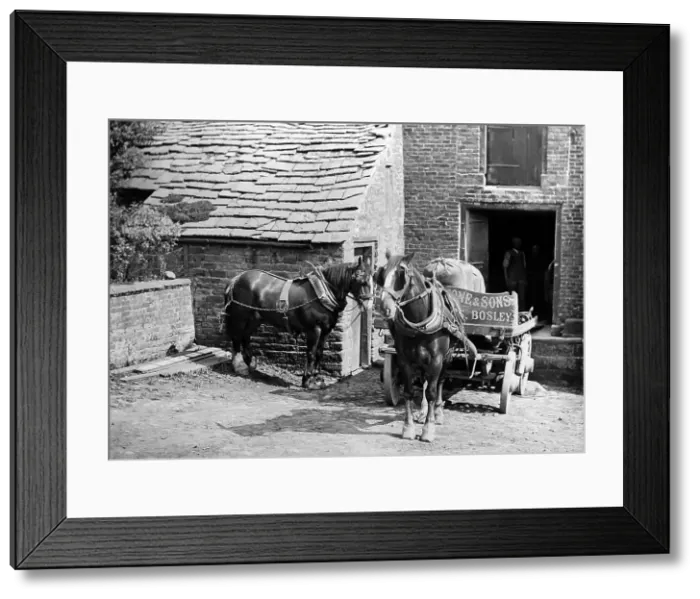 Framed Print : Bosley Mill, Cheshire, early 1900s Framed Print : Bosley Mill, Cheshire, early 1900s