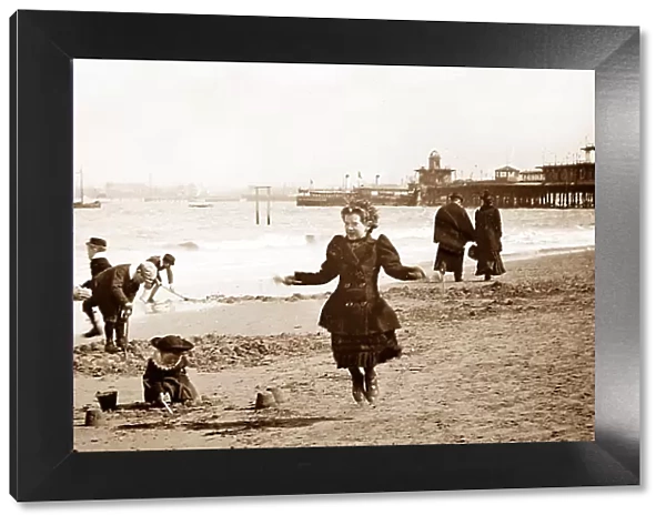 New Brighton beach, early 1900s
