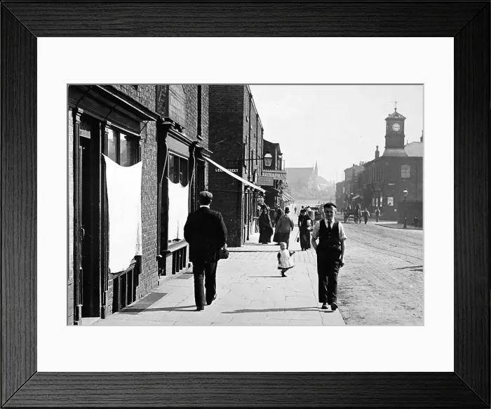 Framed Print : Patricroft near Manchester, Victorian period Framed Print : Patricroft near Manchester, Victorian period
