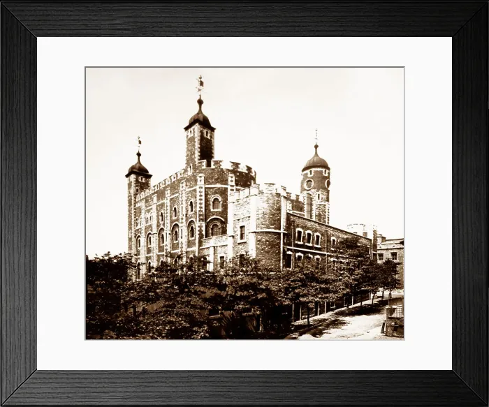 Framed Print : Tower of London, Victorian period Framed Print : Tower of London, Victorian period