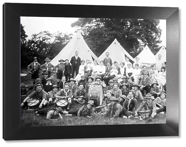 71st Liverpool Scouts in camp (location unknown)