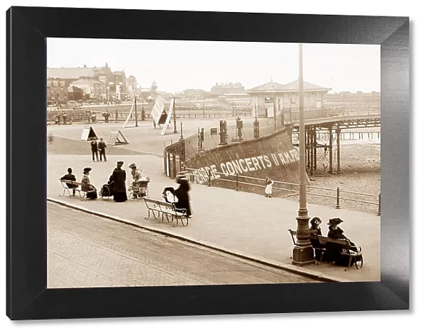 Pier entrance, Blackpool, Victorian period