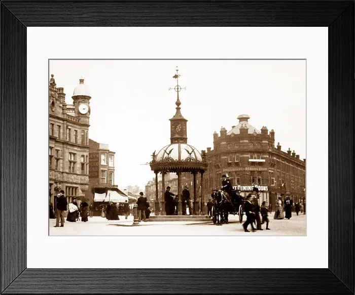 Framed Print : Talbot Square, Blackpool, Victorian period Framed Print : Talbot Square, Blackpool, Victorian period