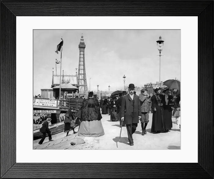 Framed Print : Promenade and Tower, Blackpool Framed Print : Promenade and Tower, Blackpool