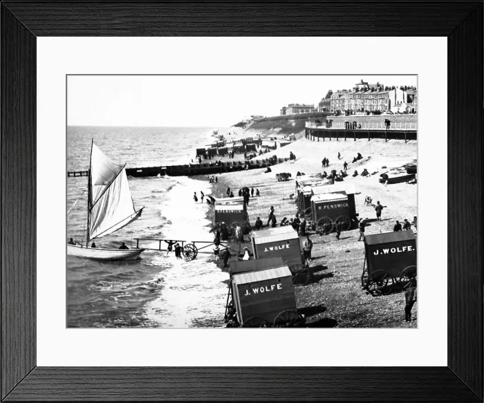 Framed Print : North Shore, Blackpool, Victorian period Framed Print : North Shore, Blackpool, Victorian period