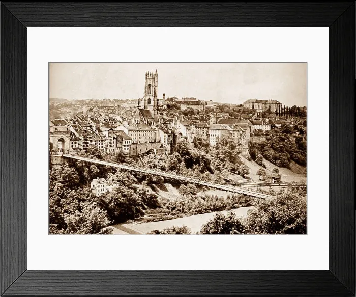 Framed Print : Fribourg, Switzerland Framed Print : Fribourg, Switzerland