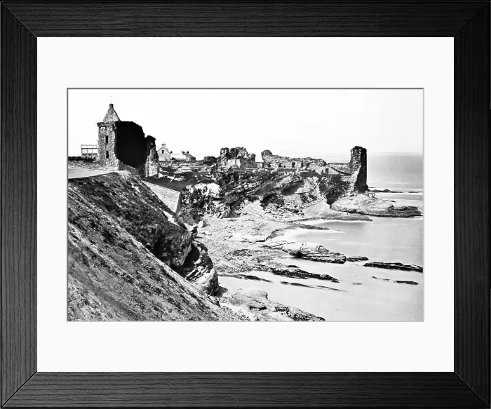 Framed Print : St. Andrews Castle, Scotland, Victorian period Framed Print : St. Andrews Castle, Scotland, Victorian period