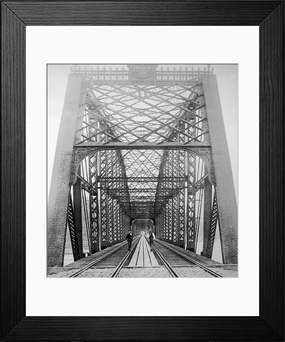 Framed Print : Hawksbury Bridge, Australia, early 1900s Framed Print : Hawksbury Bridge, Australia, early 1900s