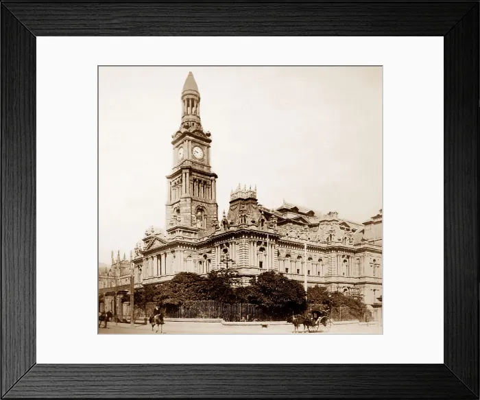 Framed Print : Sydney Town Hall, Australia Framed Print : Sydney Town Hall, Australia