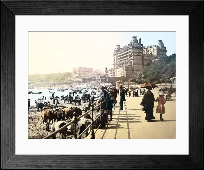 Framed Print : Foreshaw Road, Scarborough Victorian period (hand) Framed Print : Foreshaw Road, Scarborough Victorian period (hand)