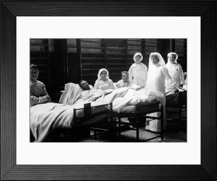 Framed Print : British miltary hospital in Antwerp during WW1 Framed Print : British miltary hospital in Antwerp during WW1