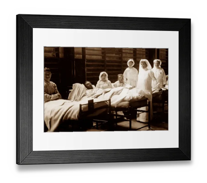Framed Print : A Military hospital in Antwerp, Belgium during WW1 Framed Print : A Military hospital in Antwerp, Belgium during WW1