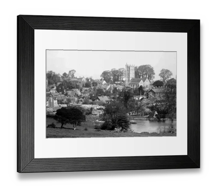 Framed Print : Carisbrooke Village, isle of Wight, early 1900s Framed Print : Carisbrooke Village, isle of Wight, early 1900s