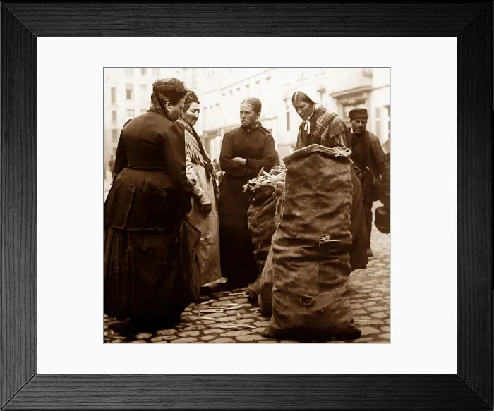 Framed Print : Street scene, Belgium Framed Print : Street scene, Belgium