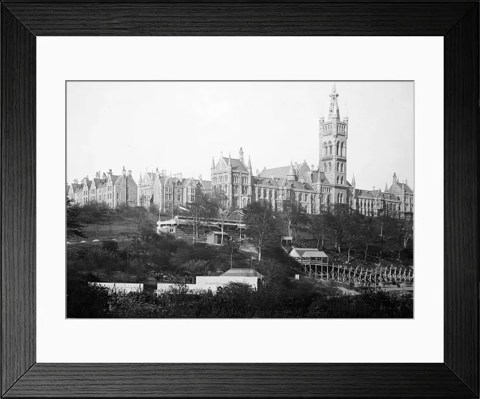 Framed Print : Glasgow University, Victorian period Framed Print : Glasgow University, Victorian period