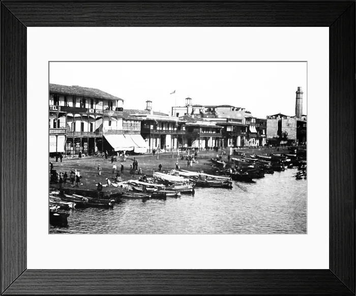 Framed Print : Port Said, Egypt, Victorian period Framed Print : Port Said, Egypt, Victorian period