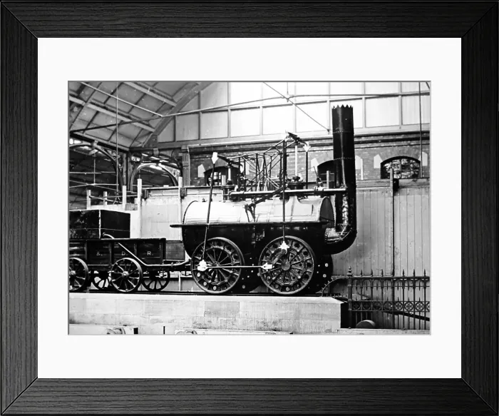 Framed Print : George Stephenson's Locomotion, Victorian period Framed Print : George Stephenson's Locomotion, Victorian period