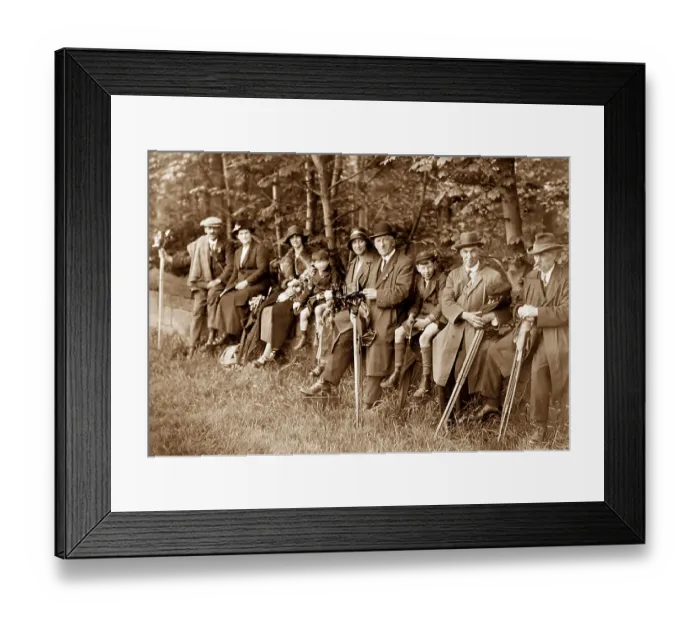 Framed Print : A Camera Club outing in the 1920s Framed Print : A Camera Club outing in the 1920s