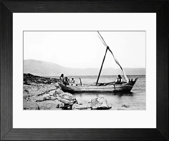 Framed Print : Fishing boat on the Sea of Galilee Framed Print : Fishing boat on the Sea of Galilee