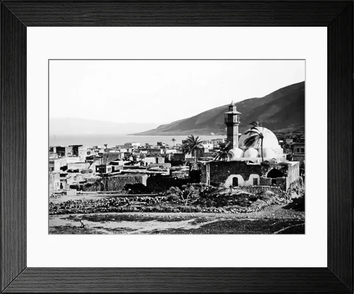 Framed Print : Tiberias, Israel, Victorian period Framed Print : Tiberias, Israel, Victorian period