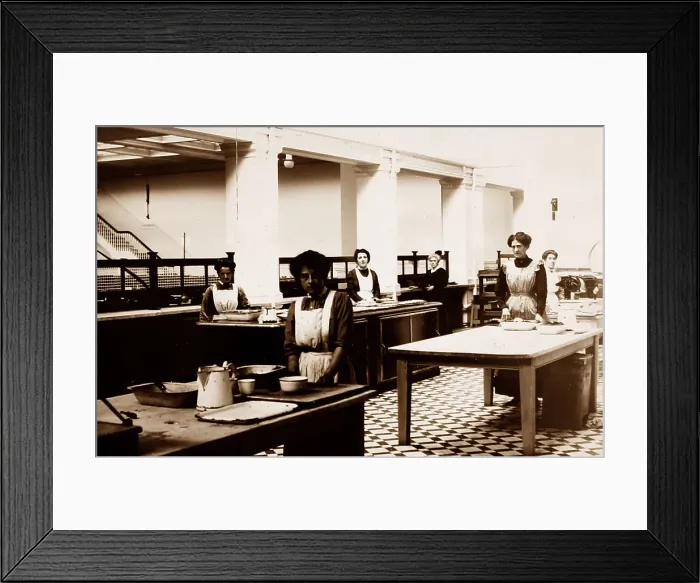 Framed Print : Kitchen for the dining room, Port Sunlight, Wirral