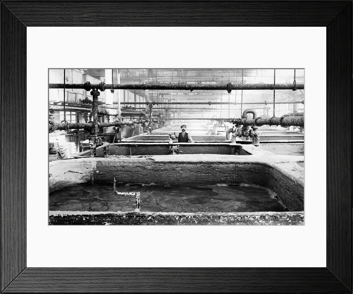 Framed Print : Pan Room, Port Sunlight, early 1900s Framed Print : Pan Room, Port Sunlight, early 1900s
