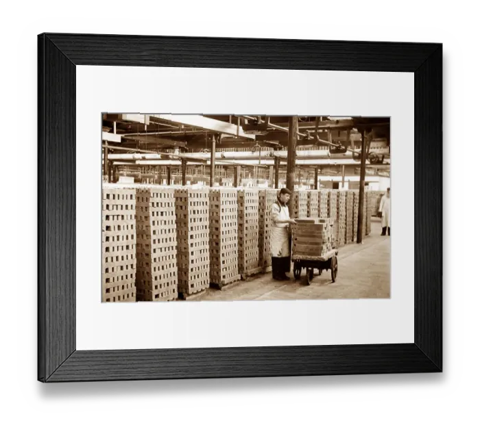 Framed Print : Soap stacked to dry, Port Sunlight, Wirral Framed Print : Soap stacked to dry, Port Sunlight, Wirral