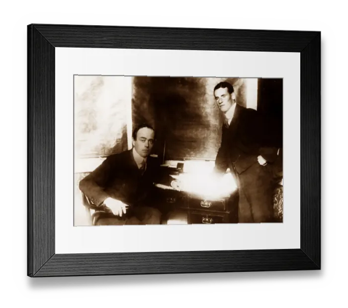 Framed Print : Captain Scott and Lieutenant Evans planning their Framed Print : Captain Scott and Lieutenant Evans planning their