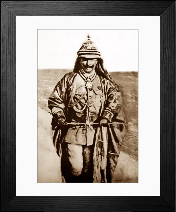 Framed Print : Kaiser Willhem II as Hajji Willhelm Framed Print : Kaiser Willhem II as Hajji Willhelm
