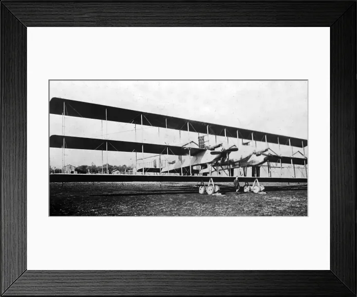 Framed Print : Caproni triplane aeroplane, Italy Framed Print : Caproni triplane aeroplane, Italy