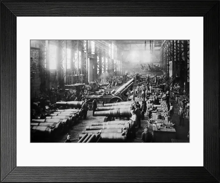 Framed Print : WW1 Munitions factory Framed Print : WW1 Munitions factory