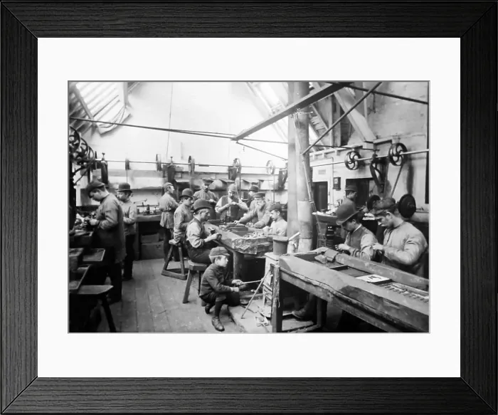 Framed Print : Victorian workshop Framed Print : Victorian workshop
