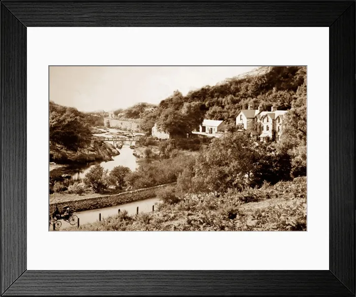 Framed Print : Tan y Bwlch Hotel, Wales, early 1900s Framed Print : Tan y Bwlch Hotel, Wales, early 1900s