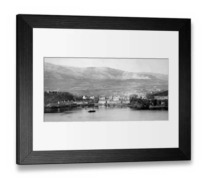 Framed Print : Portree, Isle of Skye, Victorian period Framed Print : Portree, Isle of Skye, Victorian period