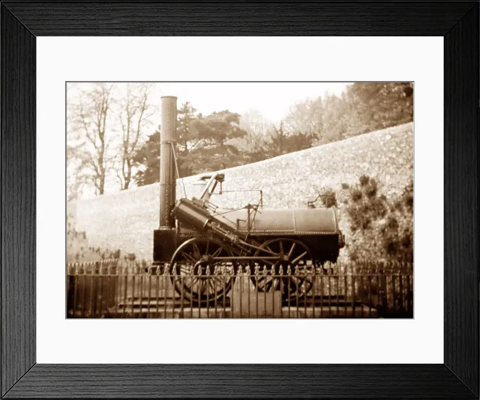 Framed Print : Invicta steam locomotive, Canterbury, early 1900s