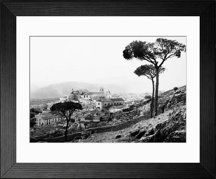 Framed Print : Monreale, Sicily, Italy, Victorian period Framed Print : Monreale, Sicily, Italy, Victorian period