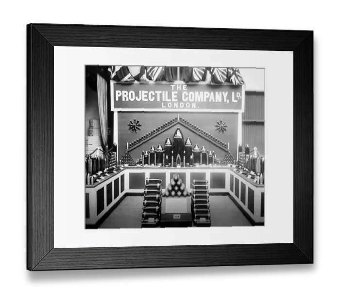 Framed Print : Stand of the Projectile Company Ltd at the Royal Framed Print : Stand of the Projectile Company Ltd at the Royal