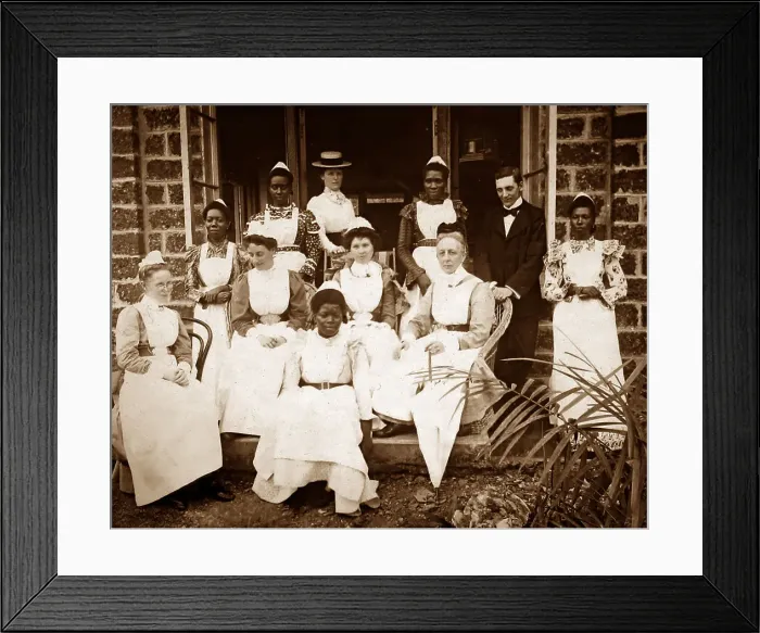 Framed Print : Missionary Hospital staff Framed Print : Missionary Hospital staff