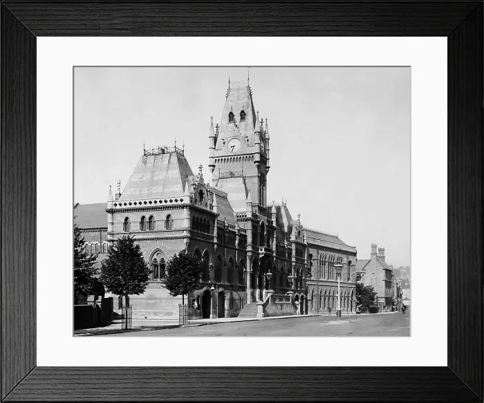 Framed Print : Winchester Guildhall, Victorian period Framed Print : Winchester Guildhall, Victorian period
