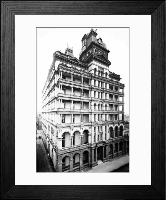 Framed Print : Hotel Australia, Sydney, NSW, Victorian period Framed Print : Hotel Australia, Sydney, NSW, Victorian period