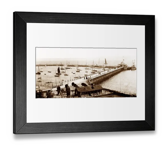Framed Print : Torquay Pier and Harbour Framed Print : Torquay Pier and Harbour