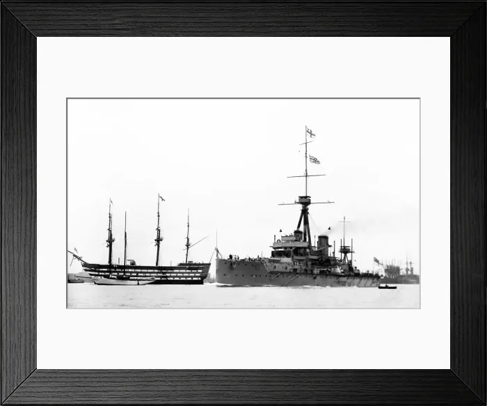 Framed Print : HMS Dreadnought and HMS Victory Framed Print : HMS Dreadnought and HMS Victory
