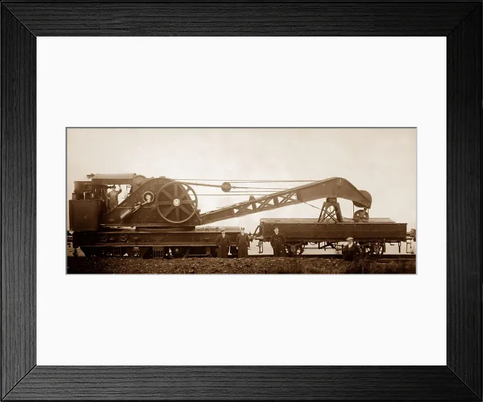 Framed Print : Railway steam crane Framed Print : Railway steam crane