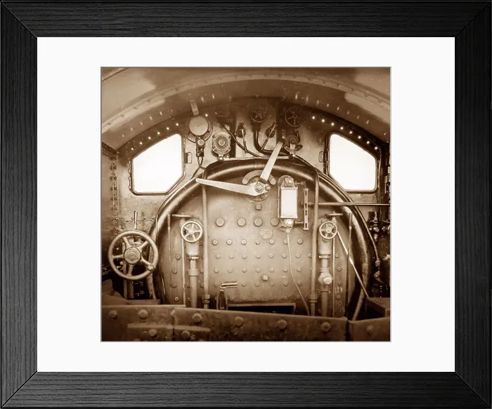 Framed Print : Steam engine cab Framed Print : Steam engine cab