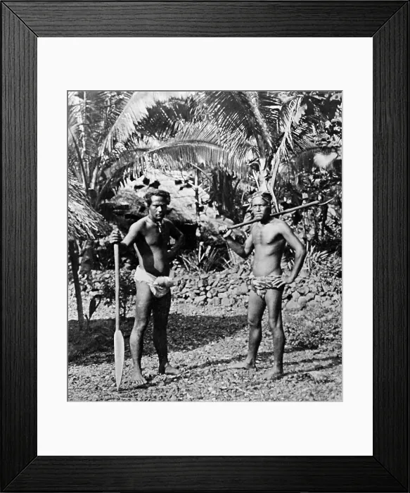 Framed Print : Ethnic tribesman, Pago Pago, American Samoa Framed Print : Ethnic tribesman, Pago Pago, American Samoa