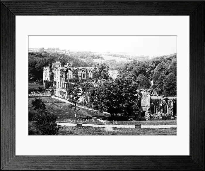Framed Print : Furness Abbey, Victorian period Framed Print : Furness Abbey, Victorian period
