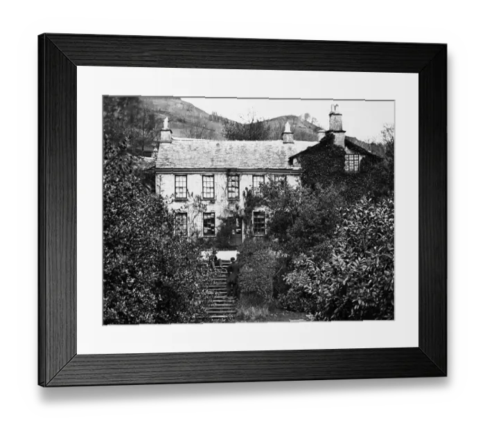 Framed Print : Rydal Mount, Ambleside, Victorian period Framed Print : Rydal Mount, Ambleside, Victorian period