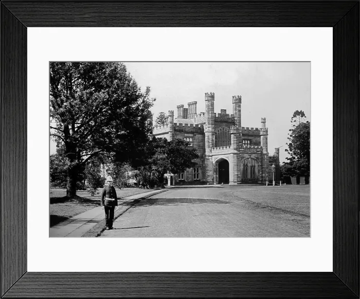 Framed Print : Government House, Sydney, Australia, Victorian period Framed Print : Government House, Sydney, Australia, Victorian period